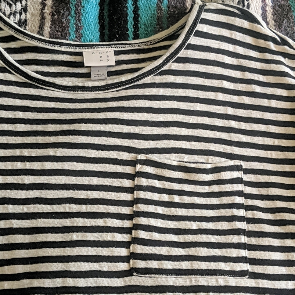 A new day striped top